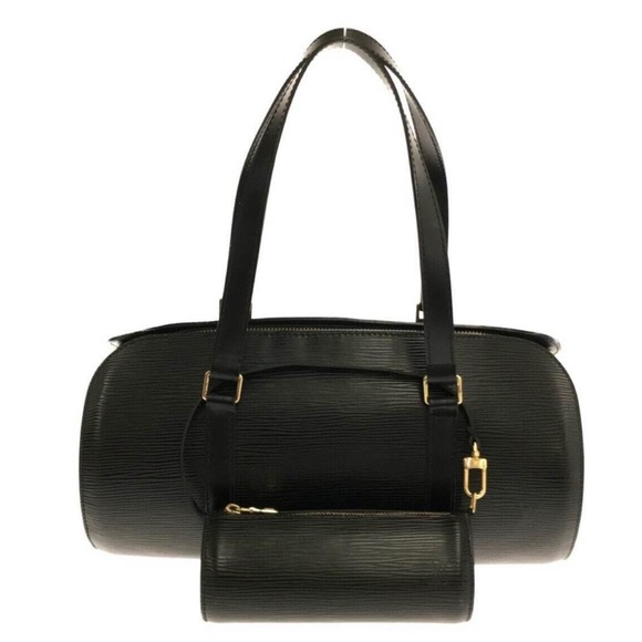 Louis Vuitton Epi Leather Noir Soufflot Papillon ~ 💯 AUTHENTIC - Picture 2 of 16